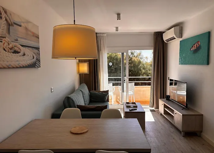 Luminoso Cerca De La Playa Con Piscina Compartida - Es-323-94 아파트